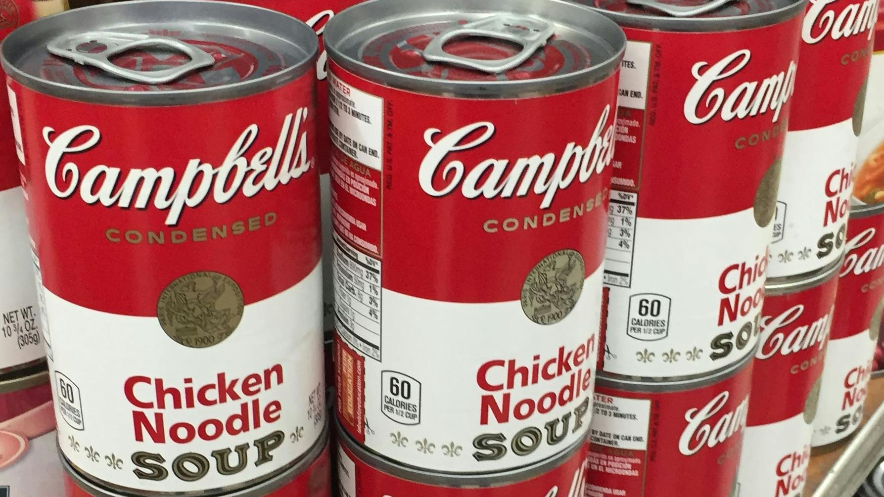 'Campbell's Soup in a New York grocery store'