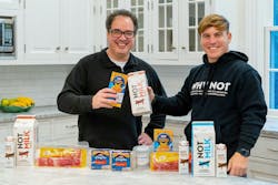 Miguel Patricio, then-CEO at Kraft Heinz (left) and Matias Muchnick, co-founder and CEO of NotCo, at the announcement of their joint venture in 2022. Miguel Patricio, then-CEO at Kraft Heinz (left) and Matias Muchnick, co-founder and CEO of NotCo, at the announcement of their joint venture in 2022.