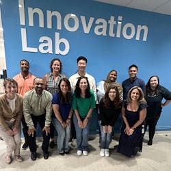 Dole's Westlake Village, Calif., team. Kimberly Galante, global head of product development and innovation, is front row center in the green top. Dole's Westlake Village, Calif., team. Kimberly Galante, global head of product development and innovation, is front row center in the green top.