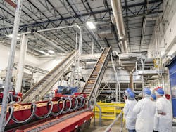 Image of snack production during the grand opening event for Jackson's Muskego, Wis., plant expansion in September 2025. Image of snack production during the grand opening event for Jackson's Muskego, Wis., plant expansion in September 2025.