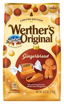 Werther’s Original limited-edition Gingerbread Flavored Soft Caramels Werther’s Original limited-edition Gingerbread Flavored Soft Caramels
