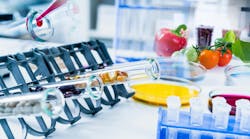 Food in laboratory for testing flavors and product development Food in laboratory for testing flavors and product development