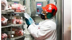 worker in a food processing plant worker in a food processing plant