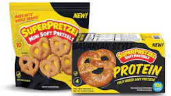 J&J Snack Foods Corp. presents protein based frozen Superpretzel products J&J Snack Foods Corp. presents protein based frozen Superpretzel products
