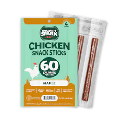 Chicken snack sticks already were growing at 70% - significantly outpacing other meat snacks - and Mighty Spark thinks the new Dietary Guidelines will only accelerate that. Chicken snack sticks already were growing at 70% - significantly outpacing other meat snacks - and Mighty Spark thinks the new Dietary Guidelines will only accelerate that.