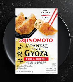 Gyoza are Japanese dumplings, shumai are Chinese dumplings.