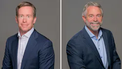 Left to right: Aaron Leach, chief commercial and supply chain officer, and Michael Crump, chief operations officer, Wayne-Sanderson Farms Left to right: Aaron Leach, chief commercial and supply chain officer, and Michael Crump, chief operations officer, Wayne-Sanderson Farms