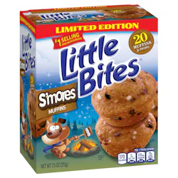 Little Bites S’mores soft-baked mini muffins from Bimbo Bakeries USA Little Bites S’mores soft-baked mini muffins from Bimbo Bakeries USA