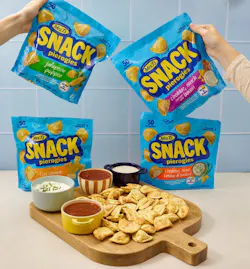 Mrs. T’s Snack Pierogies bite-sized frozen pierogies for air fryer Mrs. T’s Snack Pierogies bite-sized frozen pierogies for air fryer