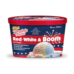 Prairie Farms Red, White & Boom Ice Cream