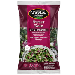 Taylor Farms Kale salad bag packaging