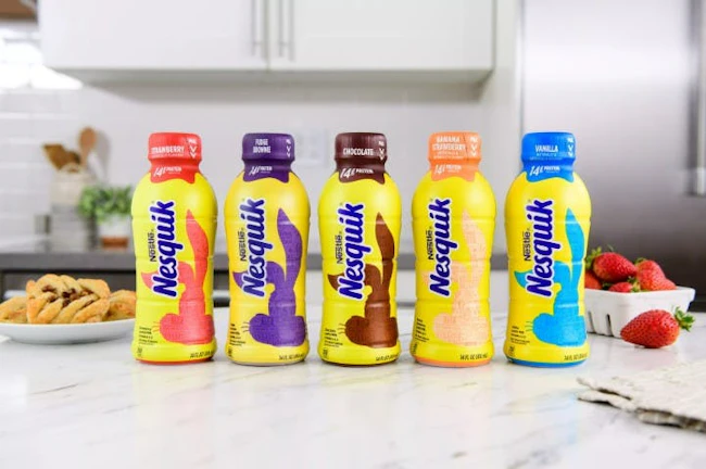 Nesquik bottles from 2024