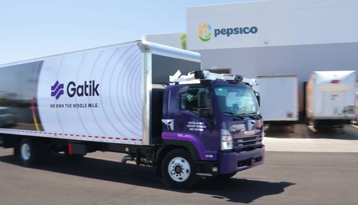 Driverless Trucks Delivering PepsiCo Products