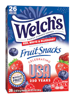 Welch’s Fruit Snacks Red, White & Blueberry limited edition patriotic mix