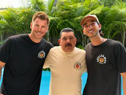 Chris Kirby (co-founder & CEO), Guillermo Rodriguez (co-founder & “salsapreneur”) and Leo Chris Kasuya (co-founder & president) of Guillermo’s Salsa